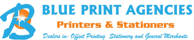 Blue Print Agencies - Printers & Stationers - Dealers in Offset Printing, Stationery and General Merchants